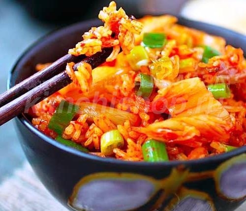 zgarenuj ris s kimchi